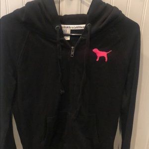 Pink zip hoodie